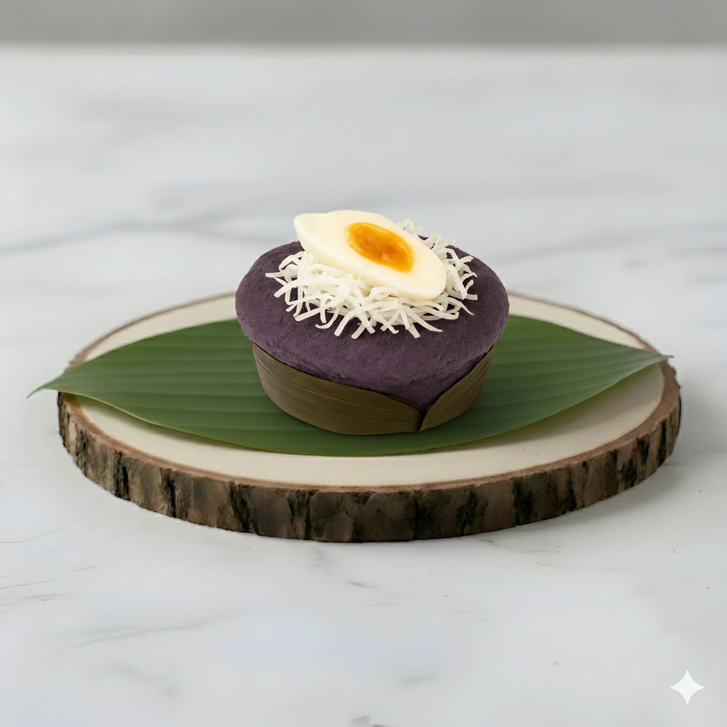 Baked Ube Bibingka Mini