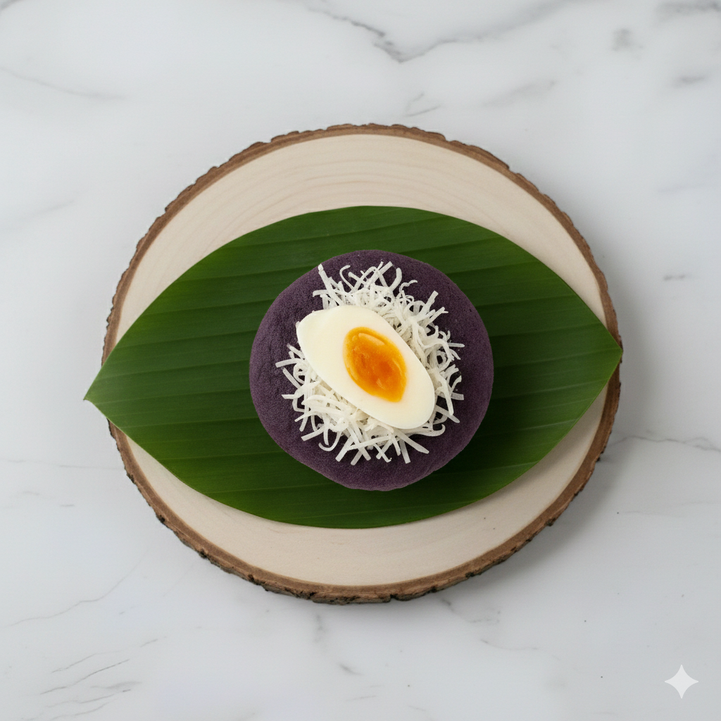 Baked Ube Bibingka Mini