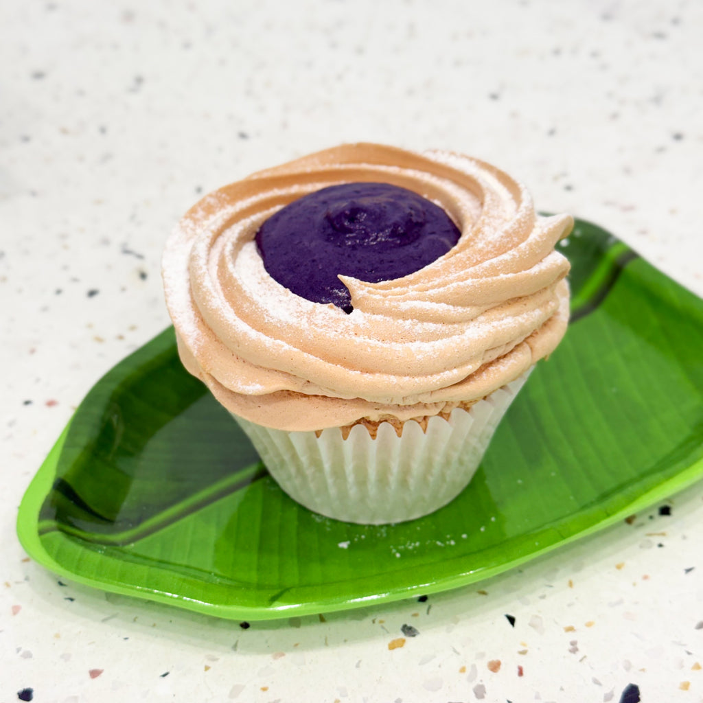 Ube Brazo Cupcake