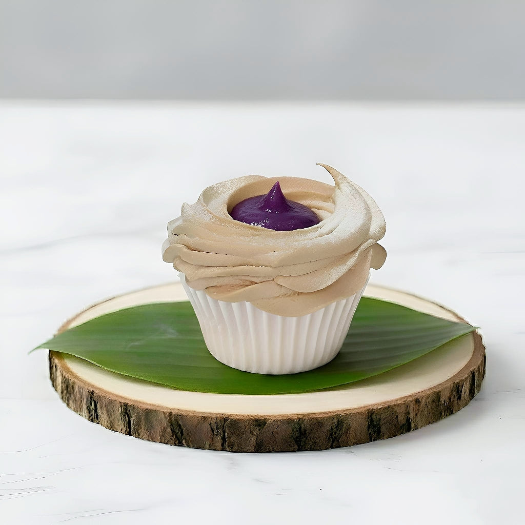Ube Brazo Cupcake