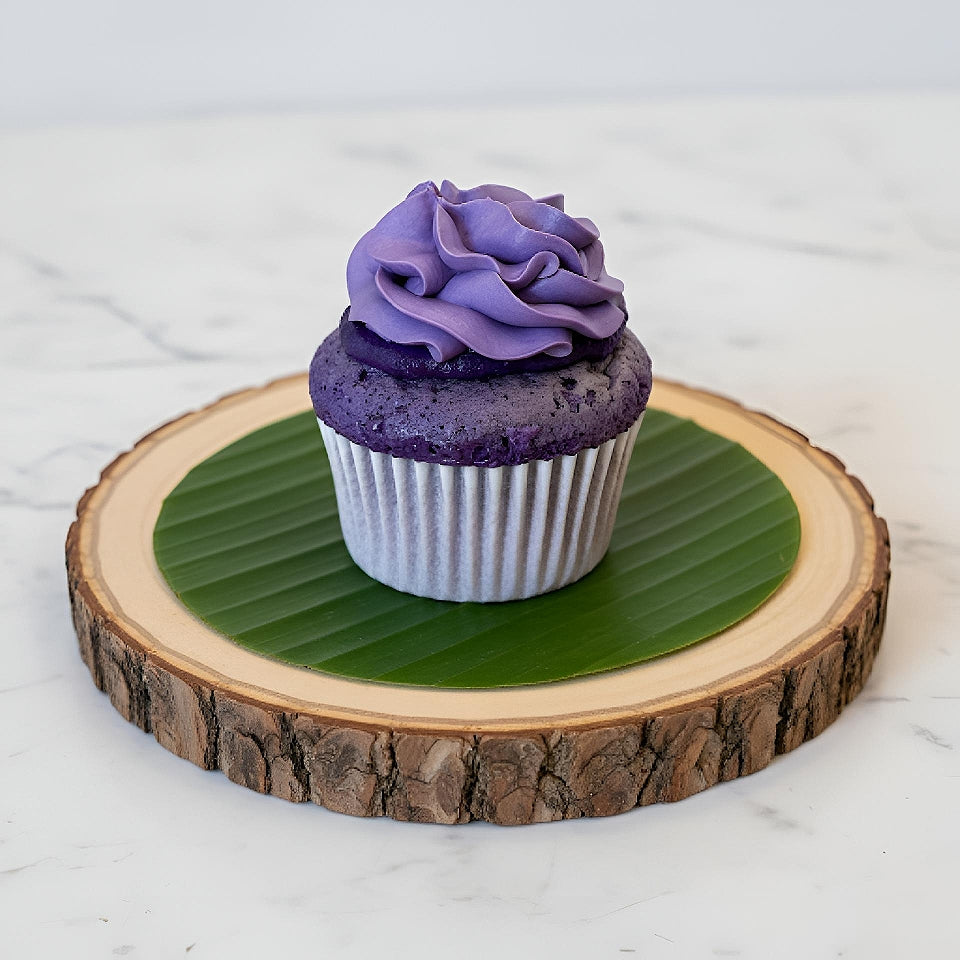 Ube Overload Cupcake